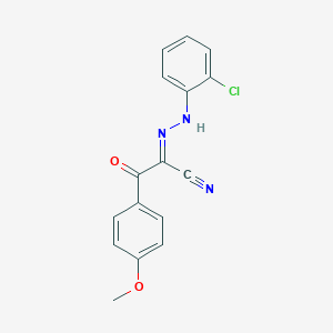 2-[(2-Chlorophenyl)hydrazono]-3-(4-methoxyphenyl)-3-oxopropanenitrile