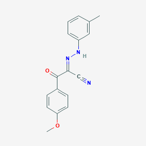 3-(4-Methoxyphenyl)-2-[(3-methylphenyl)hydrazono]-3-oxopropanenitrile
