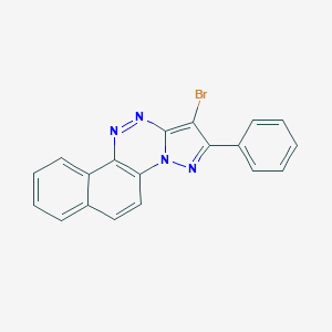 1-Bromo-2-phenylnaphtho[2,1-e]pyrazolo[5,1-c][1,2,4]triazine