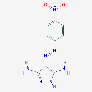 4-(4-Nitrophenylazo)-1H-pyrazole-3,5-diamine