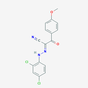 2-[(2,4-Dichlorophenyl)hydrazono]-3-(4-methoxyphenyl)-3-oxopropanenitrile