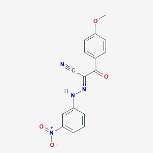 2-({3-Nitrophenyl}hydrazono)-3-(4-methoxyphenyl)-3-oxopropanenitrile