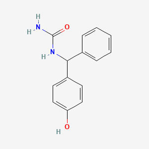 molecular formula C14H14N2O2 B3860722 p-Hydroxybenzhydrylurea 