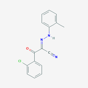 3-(2-Chlorophenyl)-2-[(2-methylphenyl)hydrazono]-3-oxopropanenitrile
