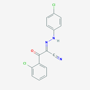 3-(2-Chlorophenyl)-2-[(4-chlorophenyl)diazenyl]-3-hydroxyacrylonitrile