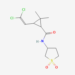 3-(2,2-dichlorovinyl)-N-(1,1-dioxidotetrahydro-3-thienyl)-2,2-dimethylcyclopropanecarboxamide