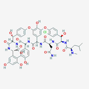 molecular formula C53H53ClN8O17 B038608 Eremomycin aglycone CAS No. 119789-44-5