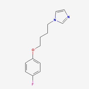 1-[4-(4-fluorophenoxy)butyl]-1H-imidazole