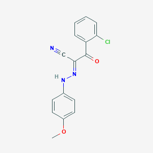 3-(2-Chlorophenyl)-2-[(4-methoxyphenyl)hydrazono]-3-oxopropanenitrile