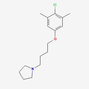 1-[4-(4-chloro-3,5-dimethylphenoxy)butyl]pyrrolidine