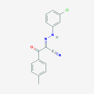 2-[(3-Chlorophenyl)hydrazono]-3-(4-methylphenyl)-3-oxopropanenitrile