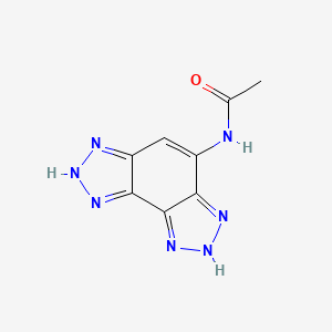 molecular formula C8H7N7O B3861017 N-(2,7-dihydrotriazolo[4,5-e]benzotriazol-4-yl)acetamide 