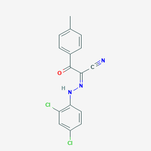 2-[(2,4-Dichlorophenyl)hydrazono]-3-(4-methylphenyl)-3-oxopropanenitrile