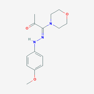 1-[(4-Methoxyphenyl)hydrazono]-1-(4-morpholinyl)acetone