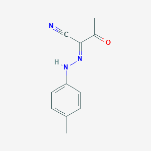 molecular formula C11H11N3O B386113 2-[(4-Methylphenyl)hydrazono]-3-oxobutanenitrile 