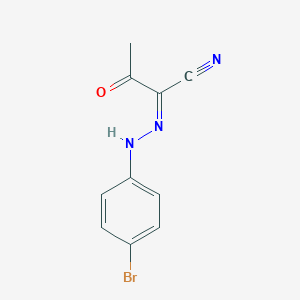 molecular formula C10H8BrN3O B386124 2-[(4-Bromophenyl)hydrazono]-3-oxobutanenitrile 