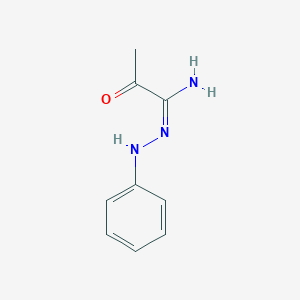molecular formula C9H11N3O B386127 N'-anilino-2-oxopropanimidamide 