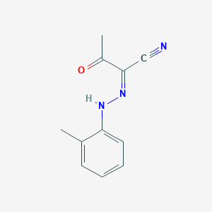 molecular formula C11H11N3O B386129 2-[(2-Methylphenyl)hydrazono]-3-oxobutanenitrile 