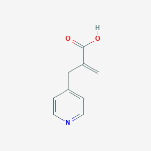 molecular formula C9H9NO2 B038616 2-(Pyridin-4-ylmethyl)prop-2-enoic acid CAS No. 123829-75-4