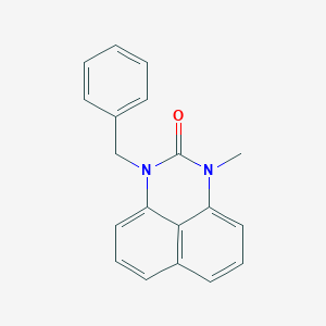 molecular formula C19H16N2O B386190 1-benzyl-3-methyl-1H-perimidin-2(3H)-one 
