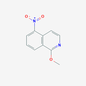 molecular formula C10H8N2O3 B386197 1-Methoxy-5-nitroisoquinoline CAS No. 72678-03-6
