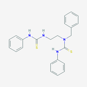 molecular formula C23H24N4S2 B386205 N-{2-[(anilinocarbothioyl)amino]ethyl}-N-benzyl-N'-phenylthiourea CAS No. 114599-41-6