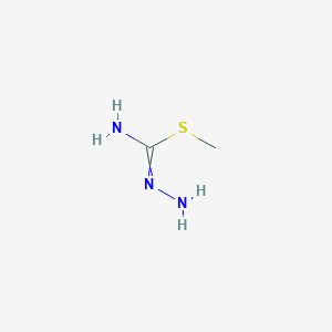 molecular formula C2H7N3S B386246 1-Amino-2-methylisothiourea CAS No. 44387-06-6