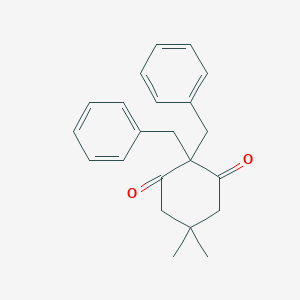 molecular formula C22H24O2 B386247 2,2-Dibenzyl-5,5-dimethyl-1,3-cyclohexanedione CAS No. 742-97-2