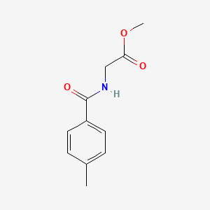 molecular formula C11H13NO3 B3862559 Methyl [(4-methylbenzoyl)amino]acetate 