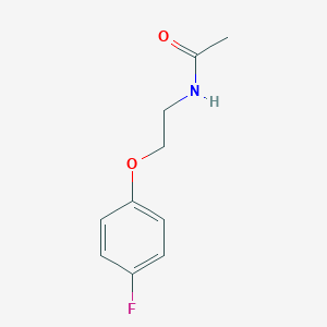 molecular formula C10H12FNO2 B386288 N-[2-(4-fluorophenoxy)ethyl]acetamide CAS No. 282104-62-5