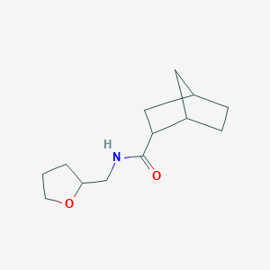 molecular formula C13H21NO2 B3862923 N-(oxolan-2-ylmethyl)bicyclo[2.2.1]heptane-2-carboxamide 