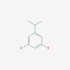 molecular formula C9H10F2 B038633 1,3-Difluoro-5-(propan-2-yl)benzene CAS No. 117358-53-9