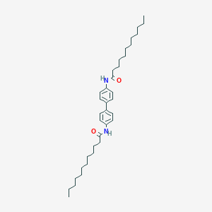molecular formula C36H56N2O2 B386333 N-[4'-(dodecanoylamino)[1,1'-biphenyl]-4-yl]dodecanamide 