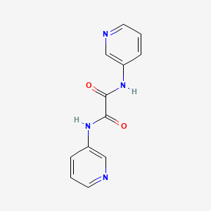 molecular formula C12H10N4O2 B3863498 N,N'-BIS(PYRIDIN-3-YL)ETHANEDIAMIDE 