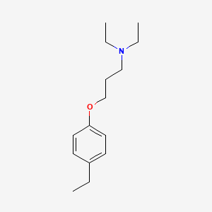 molecular formula C15H25NO B3863639 N,N-diethyl-3-(4-ethylphenoxy)propan-1-amine 
