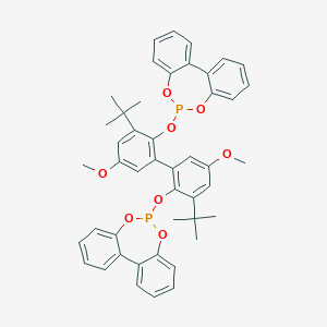 molecular formula C46H44O8P2 B038640 BiPhePhos CAS No. 121627-17-6