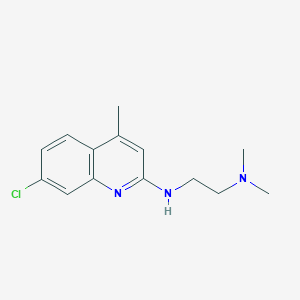 molecular formula C14H18ClN3 B3864447 N-(7-chloro-4-methylquinolin-2-yl)-N',N'-dimethylethane-1,2-diamine 