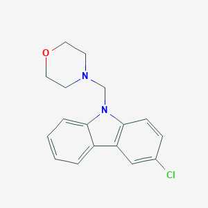 molecular formula C17H17ClN2O B386486 4-[(3-Chlorocarbazol-9-yl)methyl]morpholine CAS No. 312757-59-8