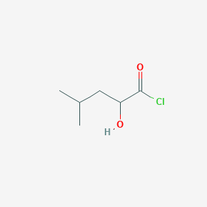 molecular formula C6H11ClO2 B038651 2-Hydroxy-4-methylpentanoyl chloride CAS No. 117485-99-1