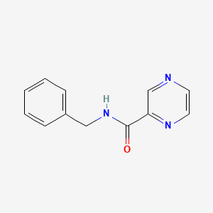 molecular formula C12H11N3O B3865498 N-benzylpyrazine-2-carboxamide 