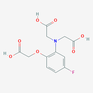 molecular formula C12H12FNO7 B038655 5-Fluoro-2-aminophenol-N,N,O-triacetate CAS No. 114199-94-9