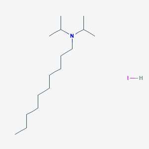 molecular formula C16H36IN B038662 N,N-di(propan-2-yl)decan-1-amine CAS No. 120186-27-8