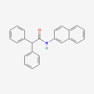 molecular formula C24H19NO B3866347 N-(naphthalen-2-yl)-2,2-diphenylacetamide CAS No. 7505-88-6