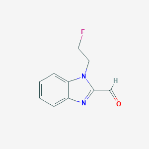 molecular formula C10H9FN2O B038668 1-(2-fluoroethyl)-1H-benzo[d]imidazole-2-carbaldehyde CAS No. 118482-25-0