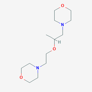 molecular formula C13H26N2O3 B038673 4-(2-(1-Methyl-2-(4-morpholinyl)ethoxy)ethyl)morpholine CAS No. 111681-72-2