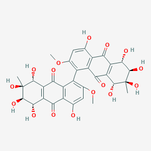 molecular formula C32H30O16 B038682 Alterporriol E CAS No. 119644-07-4