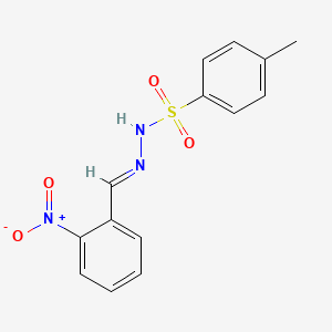 molecular formula C14H13N3O4S B3868574 2-Nitrobenzaldehyde tosylhydrazone CAS No. 58809-90-8