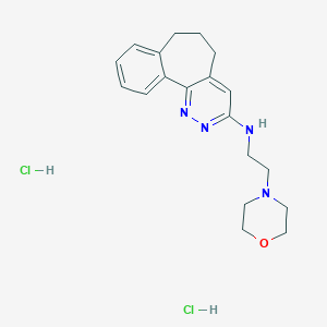 molecular formula C19H26Cl2N4O B038688 Morpholineoethylamino-3-benzocyclohepta(5,6-c)pyridazine CAS No. 115767-94-7