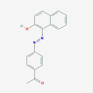 molecular formula C18H14N2O2 B3868993 1-(4-Acetylphenylazo)-2-naphthol CAS No. 4928-58-9