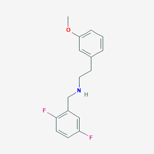 molecular formula C16H17F2NO B3869221 N-(2,5-difluorobenzyl)-2-(3-methoxyphenyl)ethanamine 